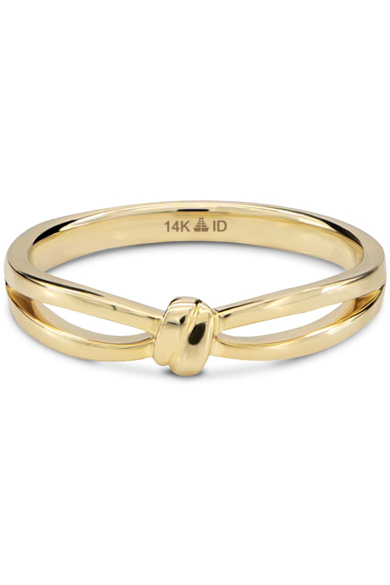 Love Knot Ring in 14K Gold, Main, color, Yellow Gold