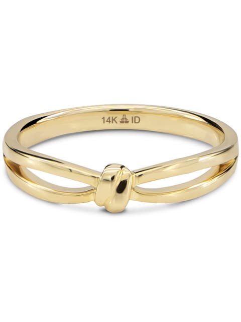 Love Knot Ring in 14K Gold