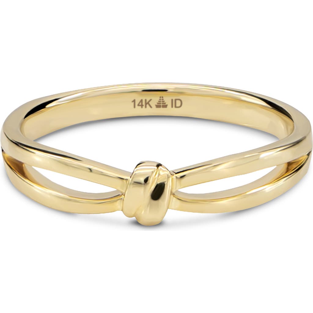Devata Love Knot Ring In Gold