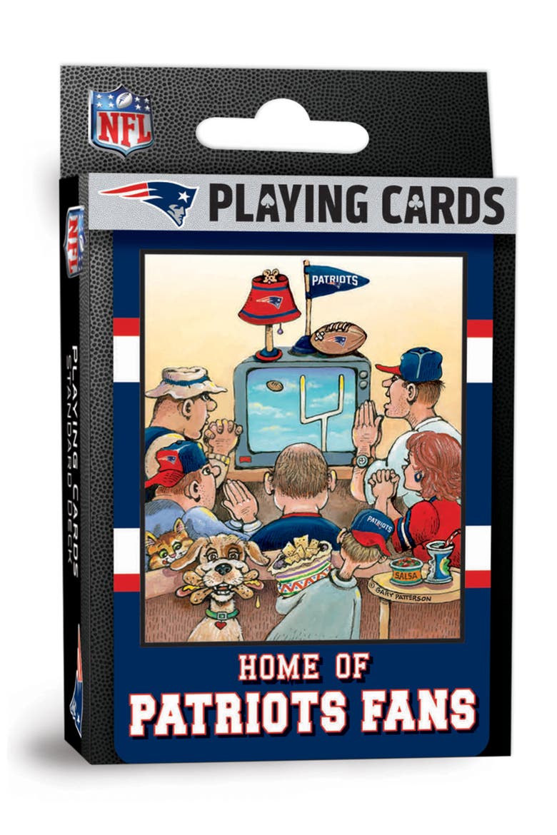 New England Patriots Fan Playing Cards, Main, color, Multicolor