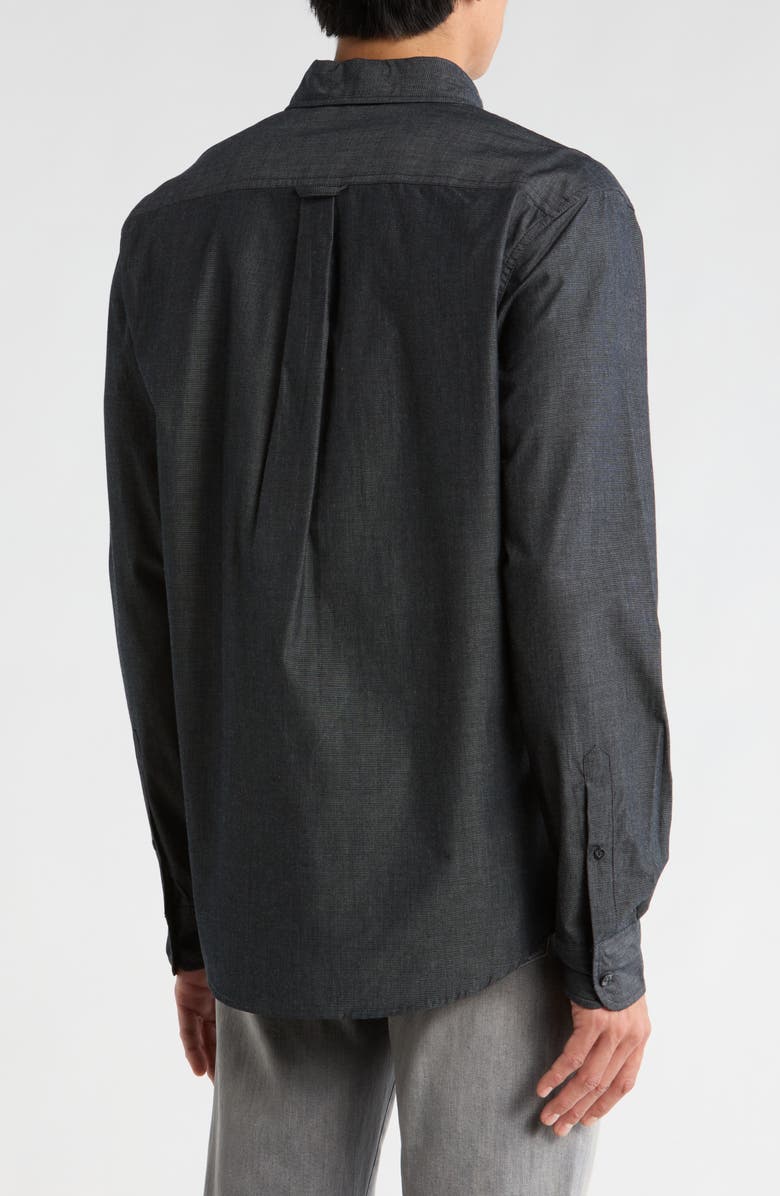 Quiksilver Smoke Valley Button Up Shirt, Alternate, color, Black