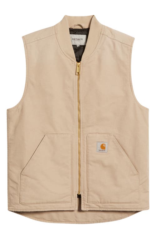 CARHARTT CARHARTT WORK IN PROGRESS CLASSIC ORGANIC COTTON CANVAS VEST 