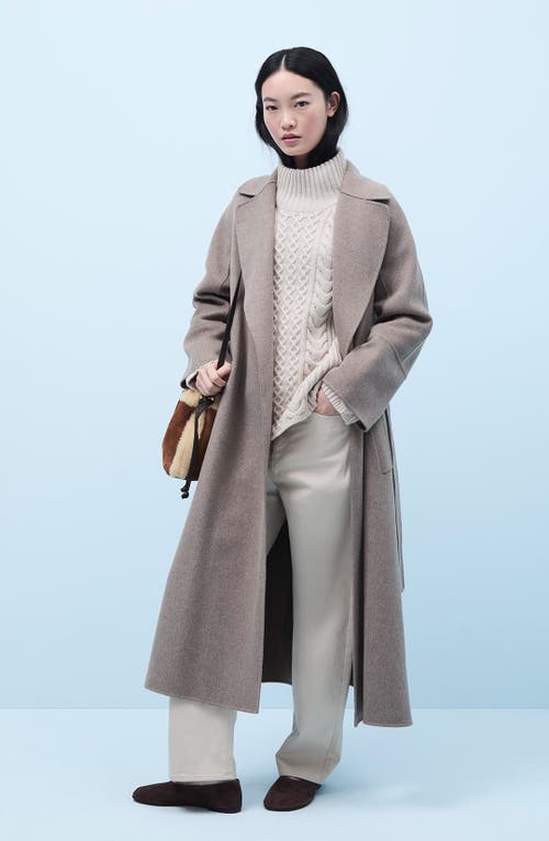 Max Mara Emily Wool Twill Five-pocket Pants In Neutral