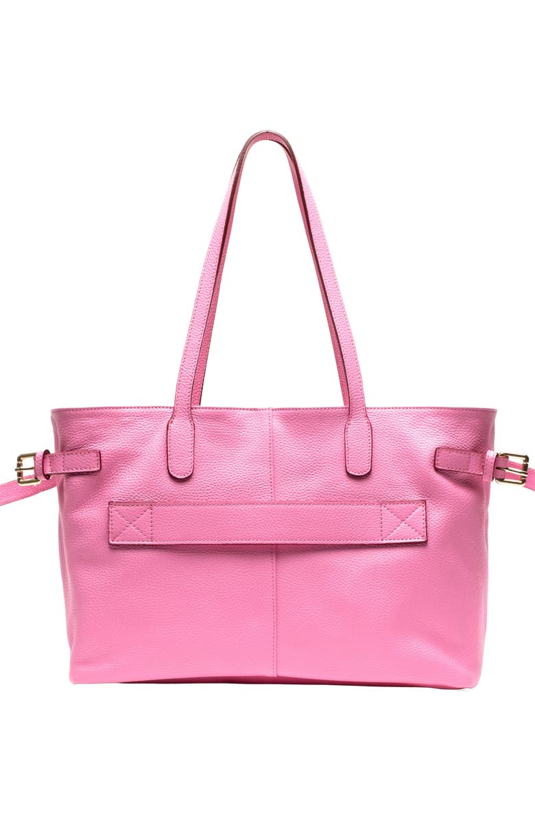 Frances Valentine Large Amalie Leather Tote, Alternate, color, Pink