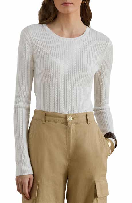 Mini Cable Crewneck Sweater