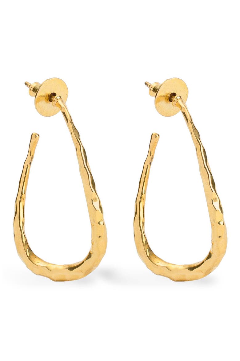 Raya Hoop Earrings, Main, color, GOLD