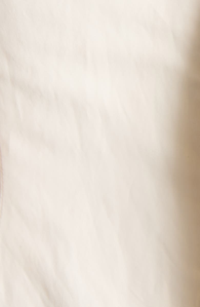 McQueen Strapless Asymmetric Plissé Evening Dress, Alternate, color, Ivory