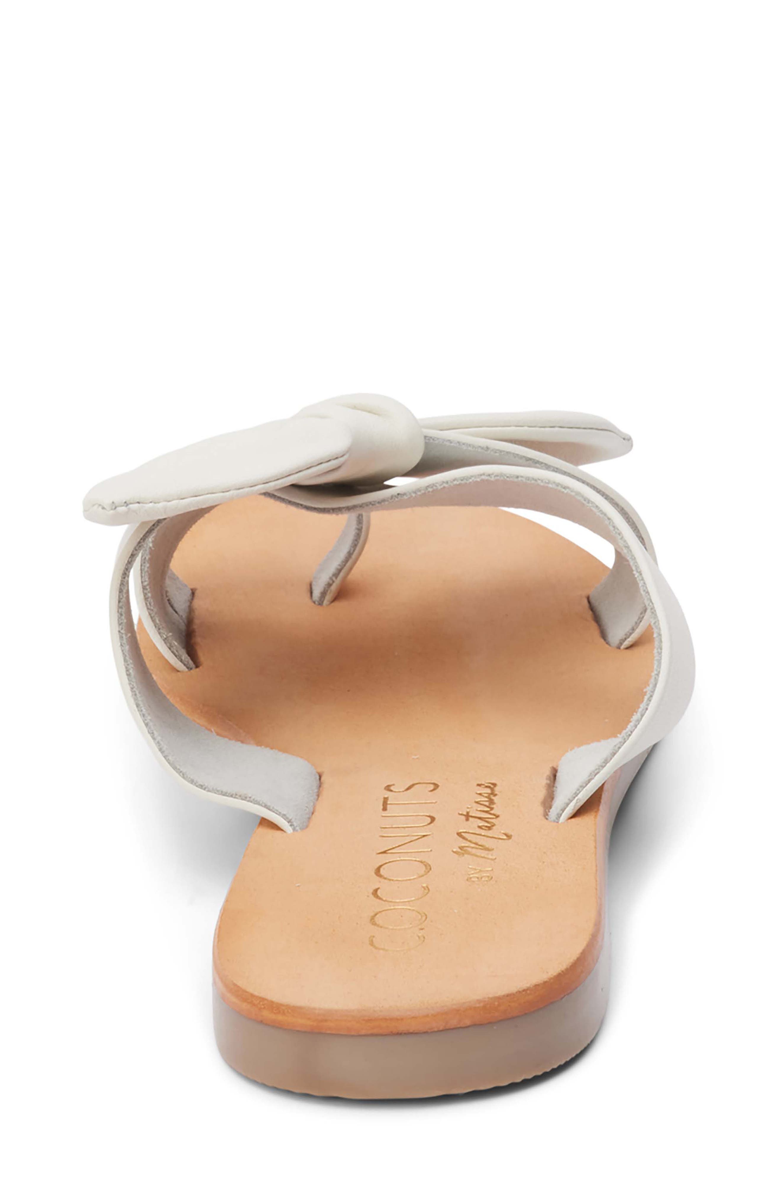 Coconuts by Matisse Vaughn Toe Loop Sandal, Alternate, color, White