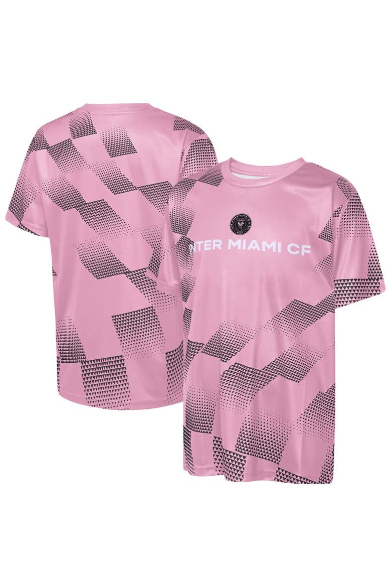 Youth Outerstuff  Pink Inter Miami CF Sheer Thrill T-Shirt, Main, color, Pink