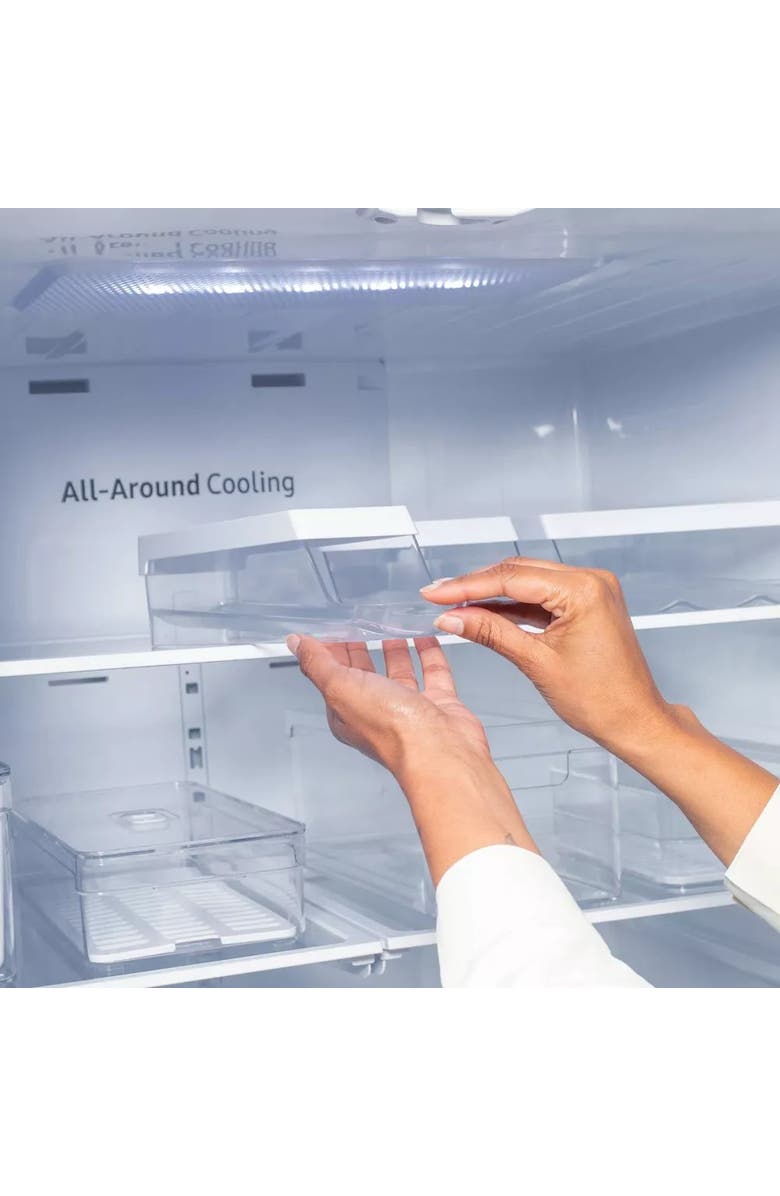 OU Rolling Clear Stackable Egg Holder Organizer, Alternate, color,