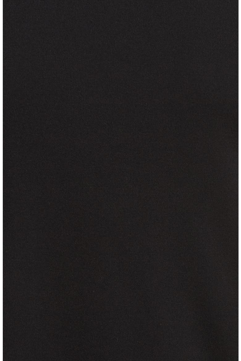 Smocked T-Shirt Dress, Alternate, color, BLACK