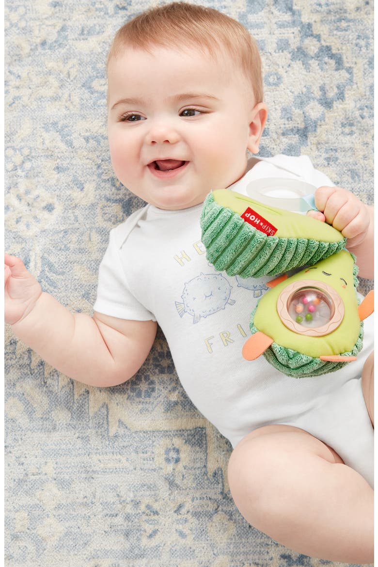 Farmstand Avocado Stroller Toy, Alternate, color, GREEN