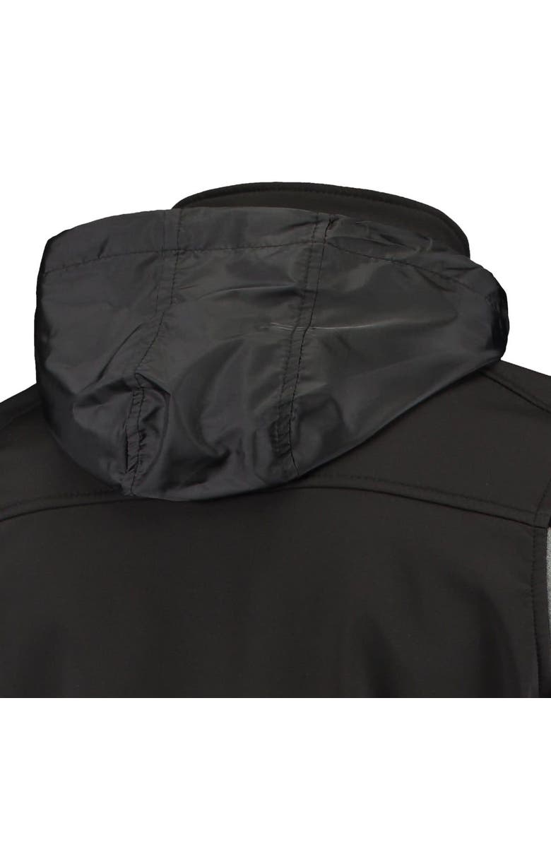 DUNBROOKE Men's Dunbrooke Black Minnesota Vikings Circle Zephyr Softshell Full-Zip Jacket, Alternate, color, 