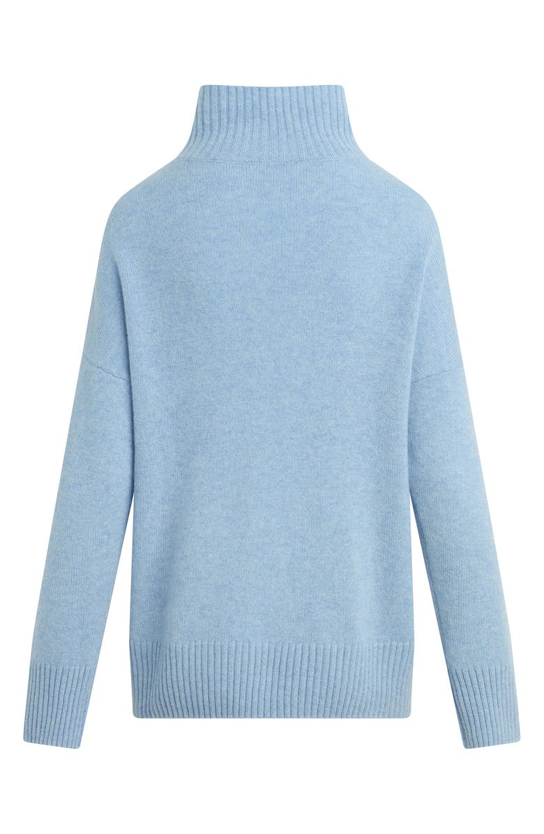Favorite Daughter The Maddie Turtleneck Cashmere Sweater, Alternate, color, Baby Blue