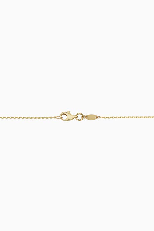 Oradina Women's 14k Yellow Solid Gold Manhattan Layered Station Necklace In Yellow Gold