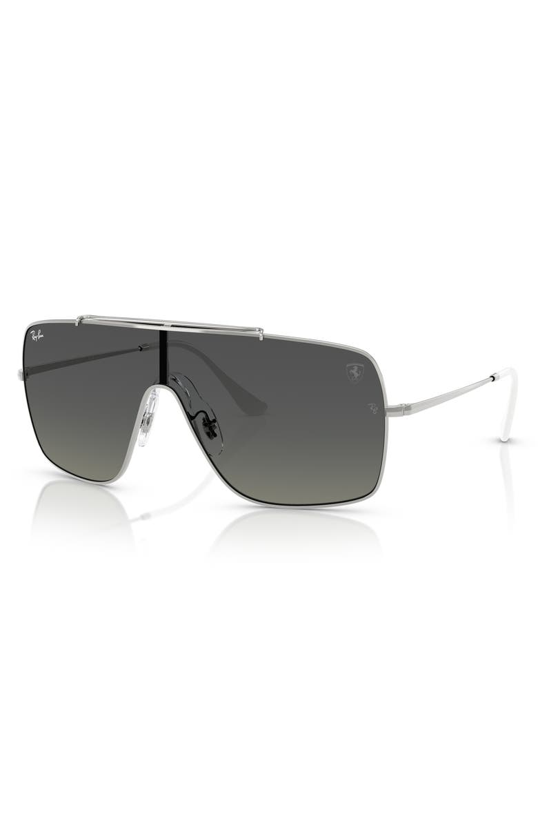 Ray-Ban Wings 59mm Gradient Square Sunglasses, Alternate, color, Silver