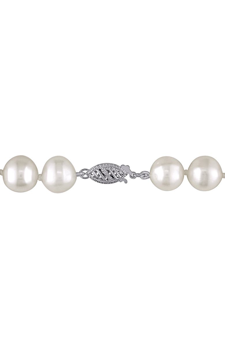 DELMAR 10-11mm Baroque Freshwater Pearl Necklace, Alternate, color, White