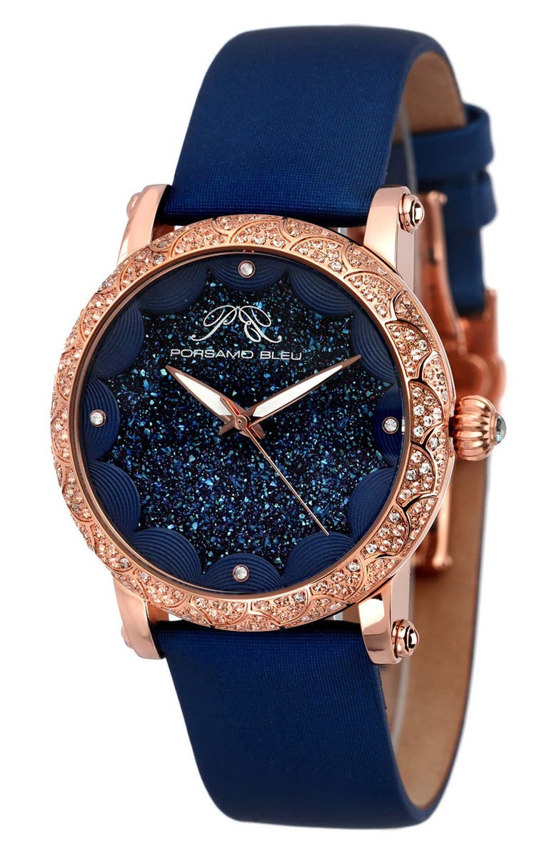 PORSAMO BLEU Women's Genevieve Topaz Stone Quartz Watch, 38mm, Main, color,