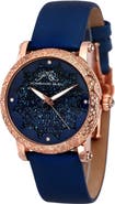PORSAMO BLEU Women's Genevieve Topaz Stone Quartz Watch, 38mm