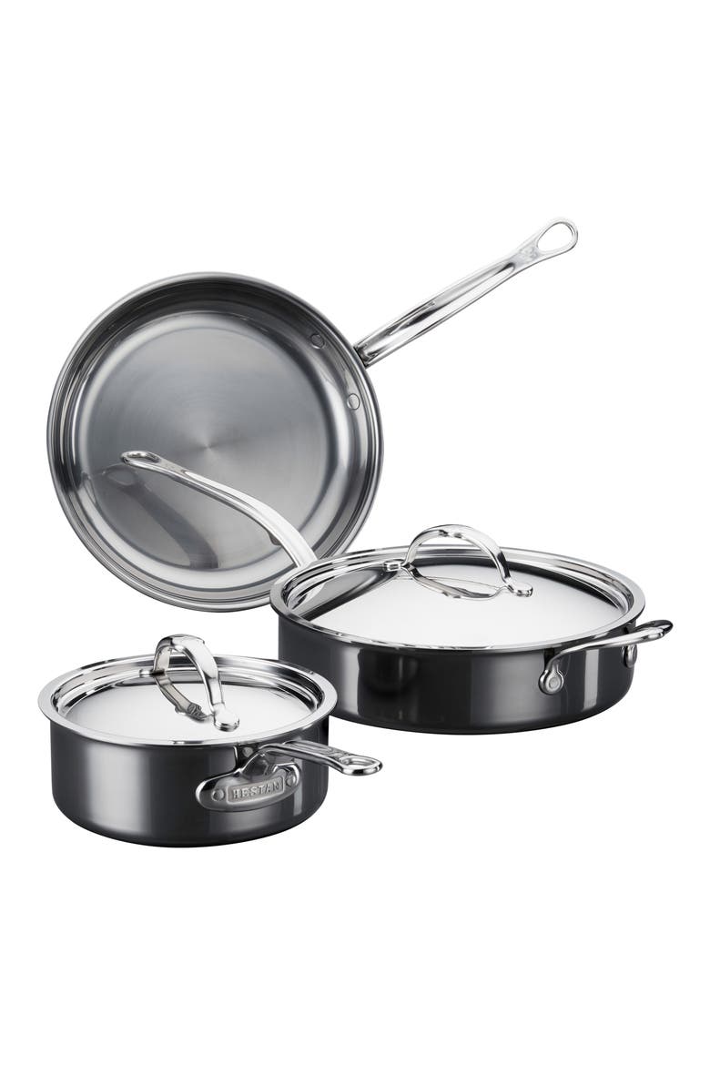 NanoBond Essential 5-Piece Cookware Set, Alternate, color, STAINLESS STEEL