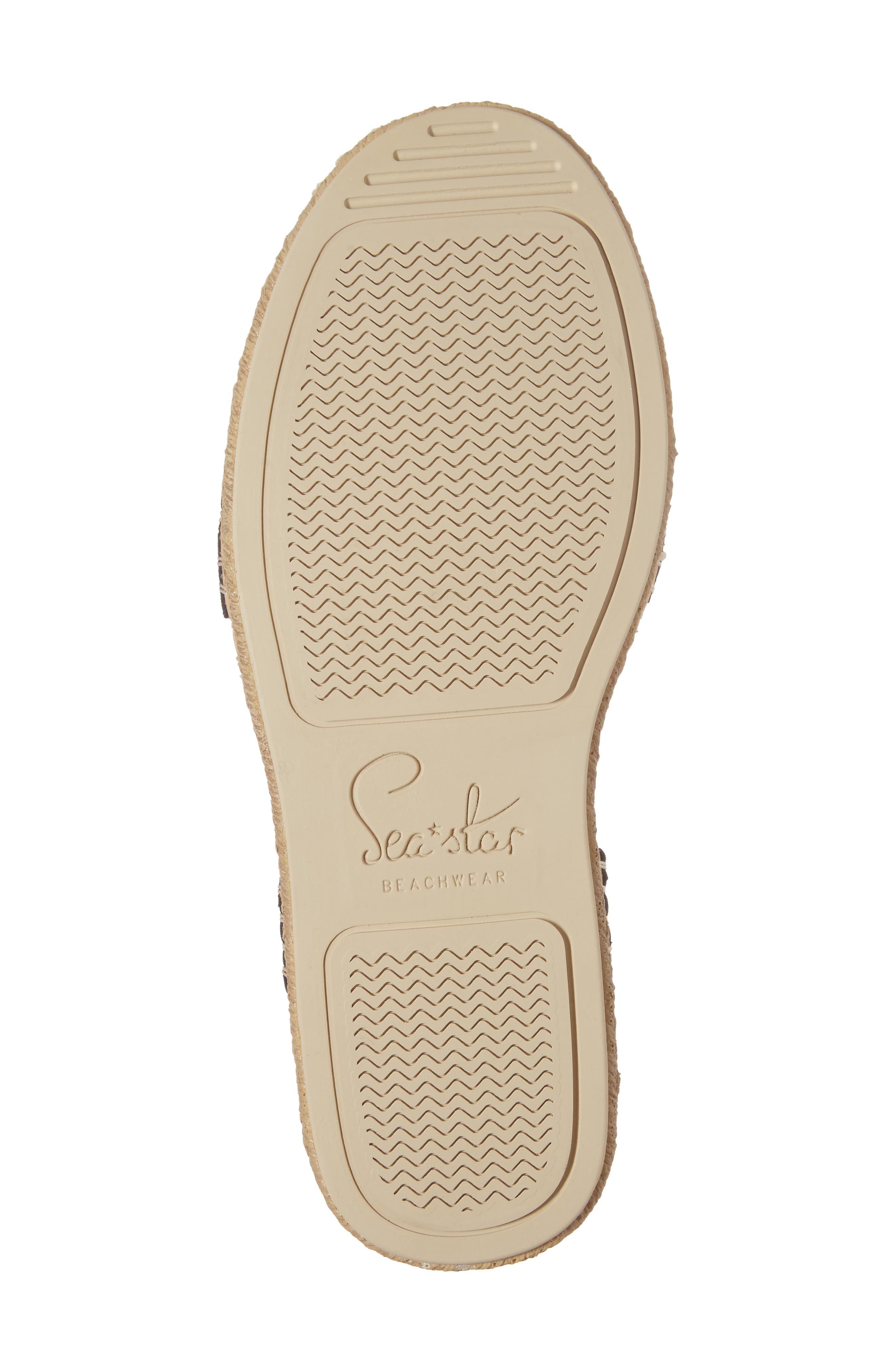 Slingback Espadrille Water Shoe, Alternate, color, BLACK