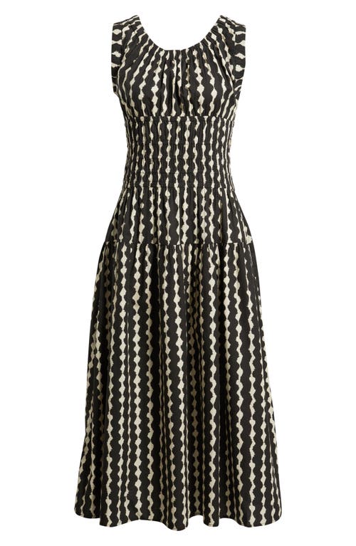 Rails Anastasia Shirred Sleeveless Maxi Dress In Neutral