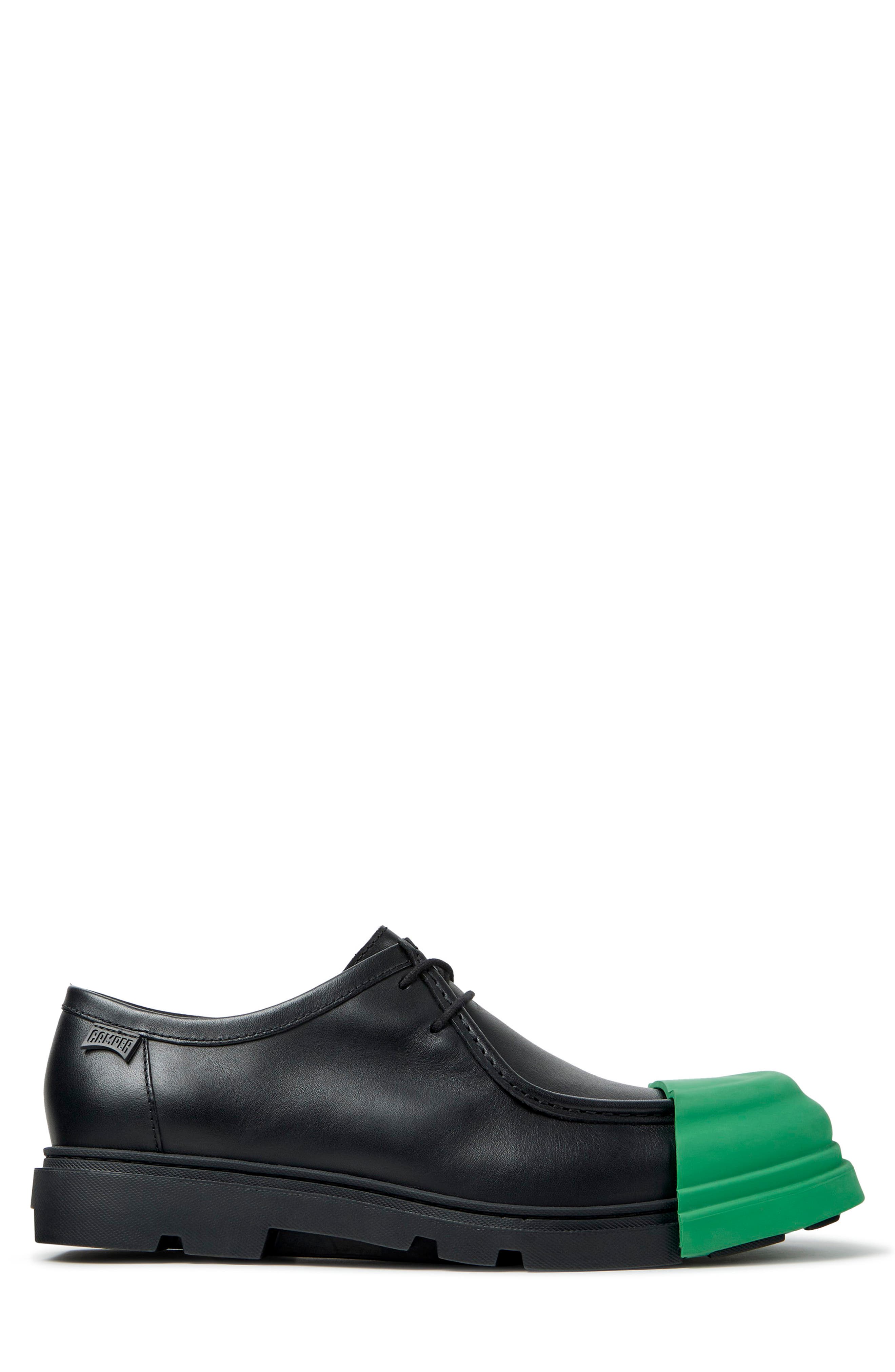 Junction Leather Wallabee, Alternate, color, BLACK