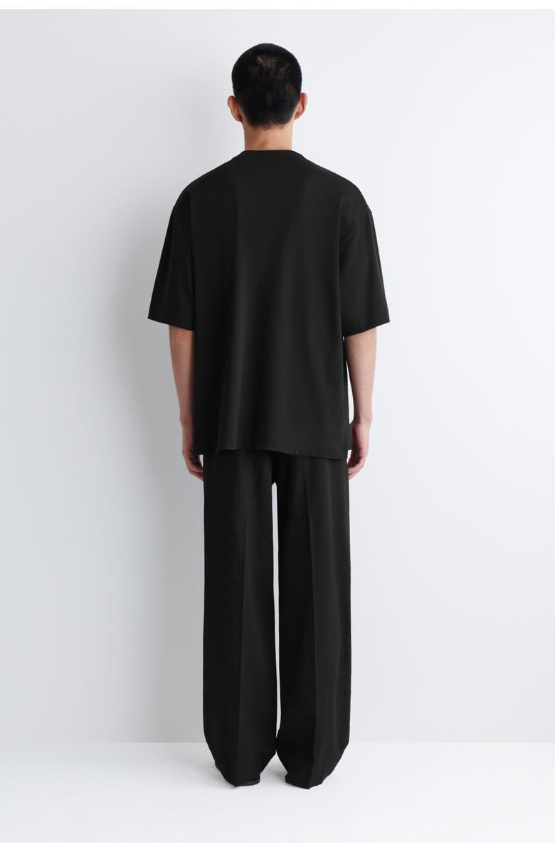 COS Oversized Heavyweight Cotton T-Shirt, Alternate, color, Black