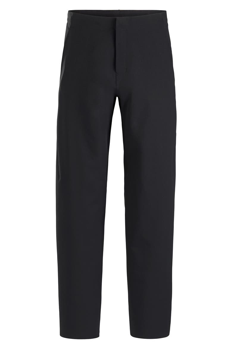 Spere Water Repellent Soft Shell Pants, Alternate, color, BLACK