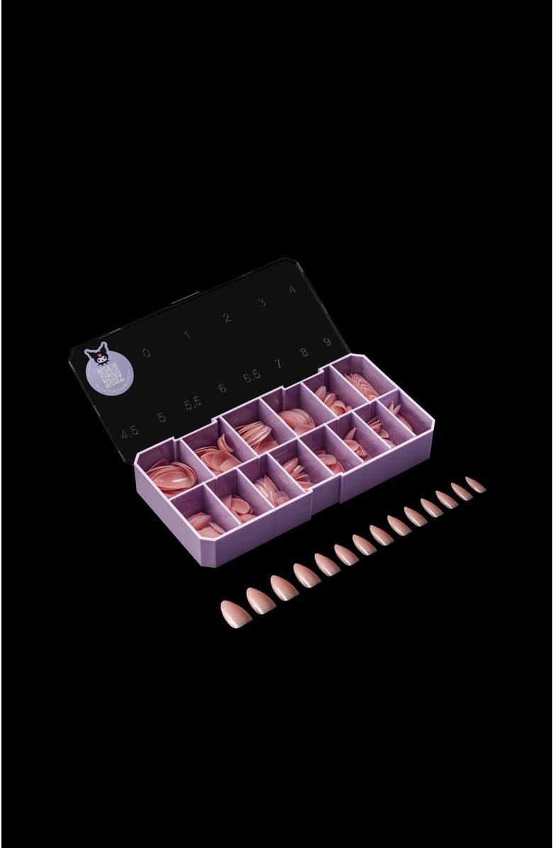 Aprés Nail Kuromi Neutral French Natural Almond Box of Tips, Alternate, color, 