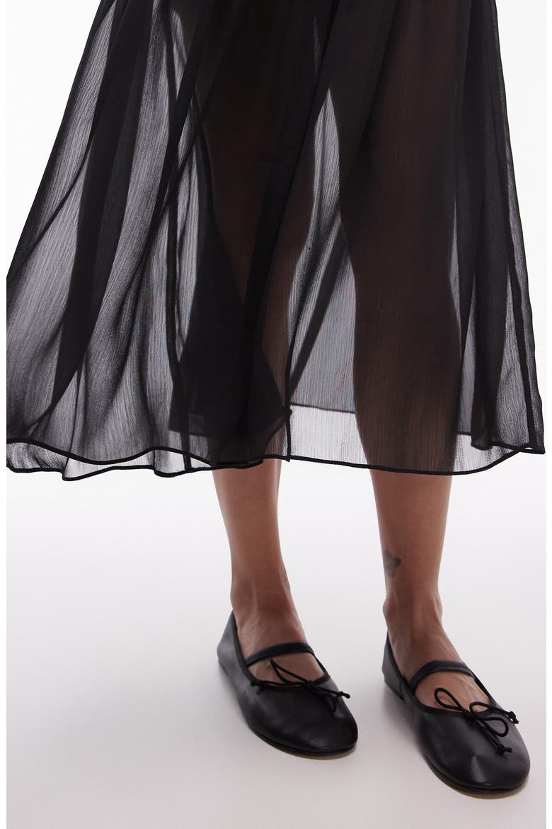 Mixed Media T-Shirt Dress, Alternate, color, BLACK