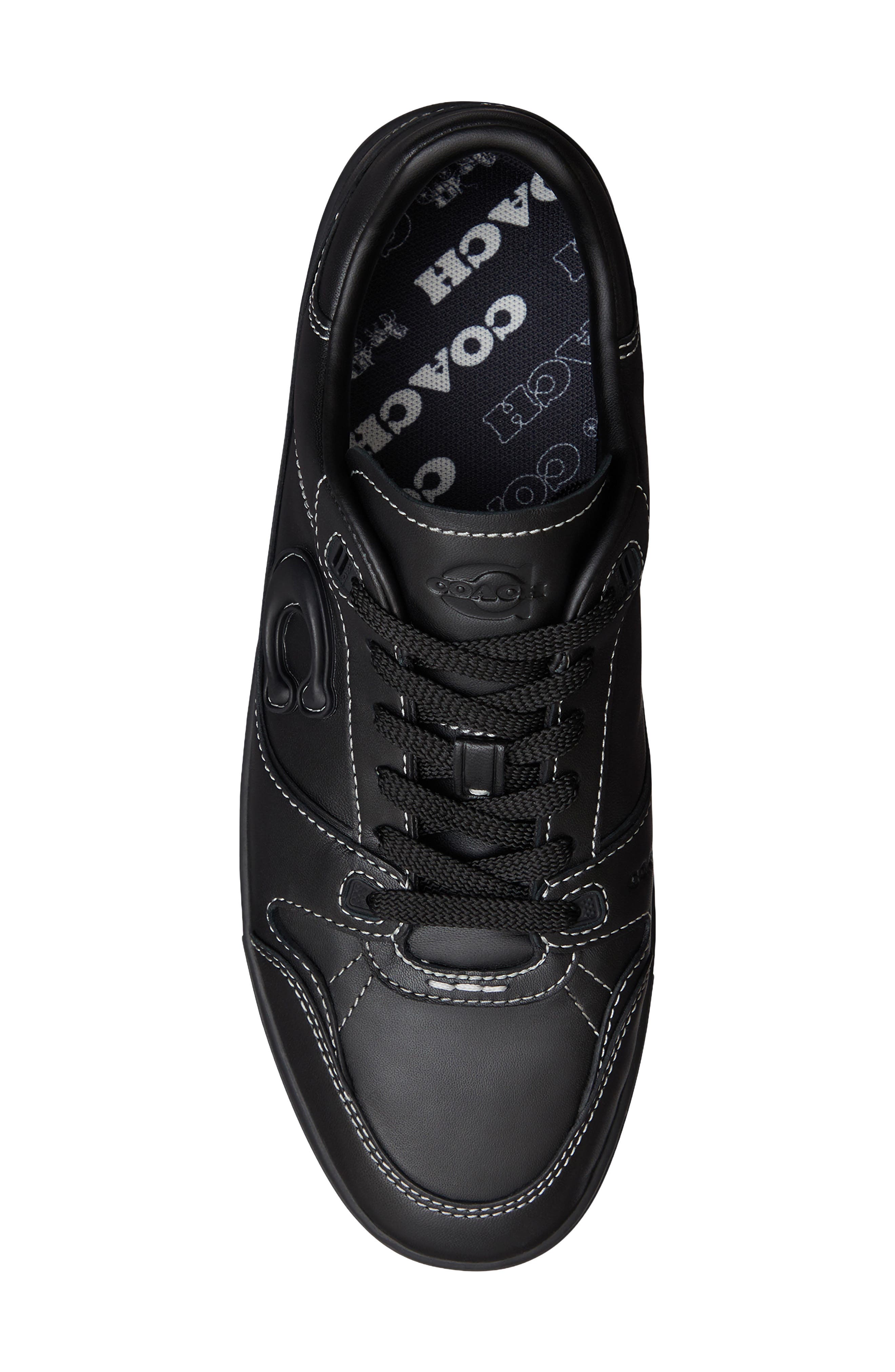 Soft Soho Sneaker, Alternate, color, BLACK