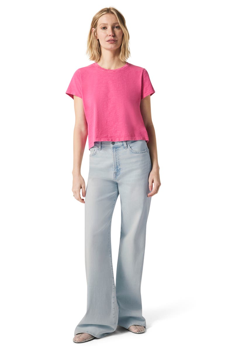 Splendid Lousia Short Sleeve T-shirt, Alternate, color, Lilac Rose