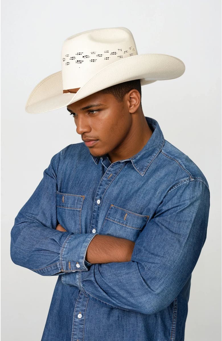 Manela Hawk 10X Cowboy Hat, Alternate, color, Natural