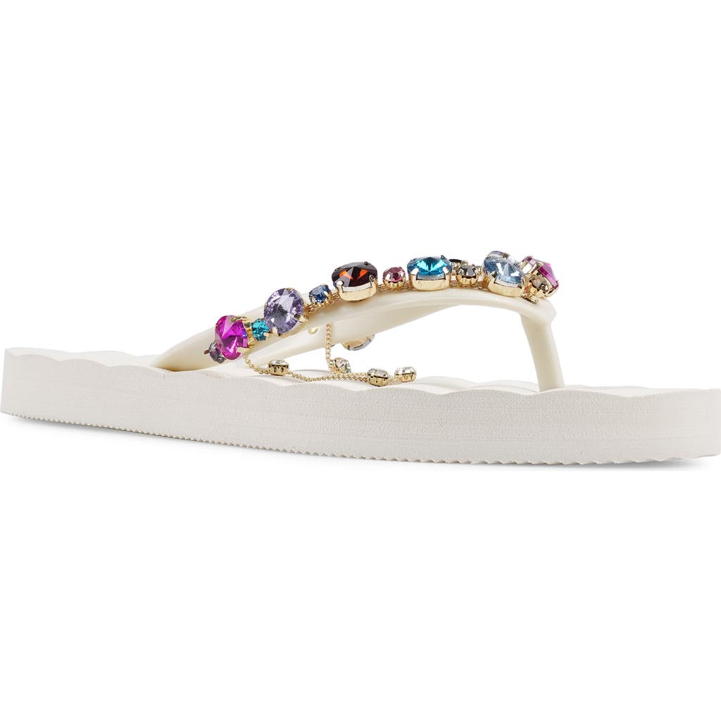Zigi Quentin Flip Flop In White
