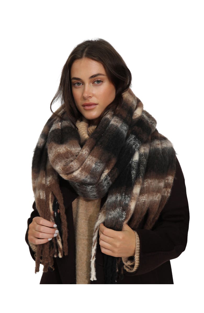 Belle & Bloom Timeless Scarf, Main, color, Brown