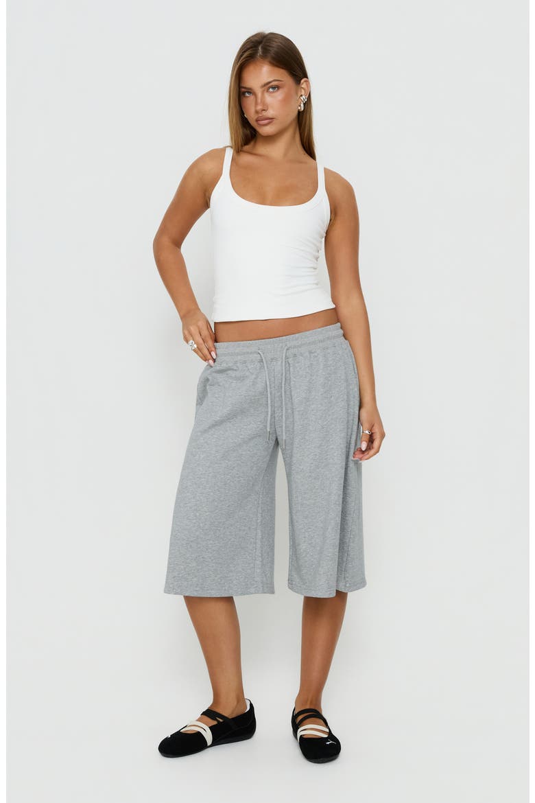Nikko Longline Fleece Shorts, Alternate, color, GREY MARLE