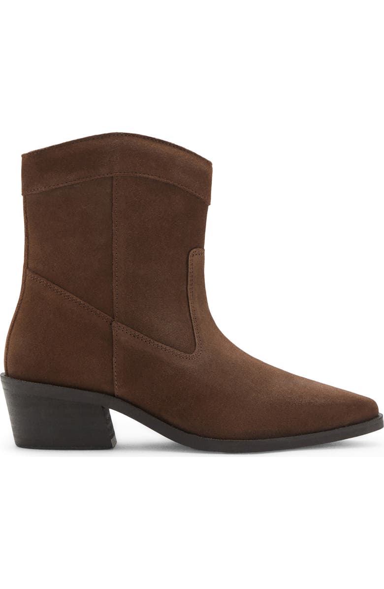 MANGO TEEN Block Heel Bootie, Alternate, color, Brown