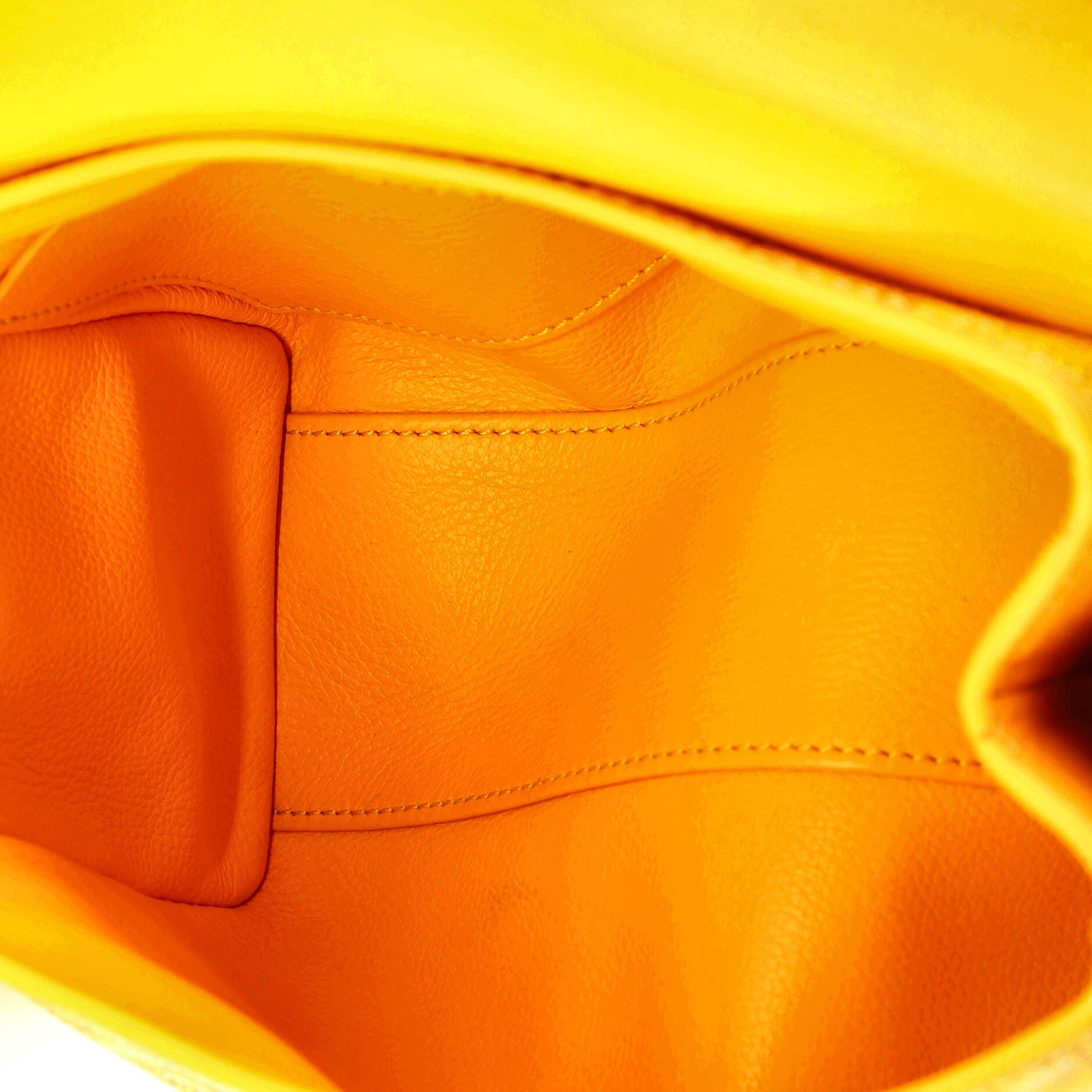 Saigon Top Handle Bag Coated Canvas with Leather Mini, Alternate, color, Yellow