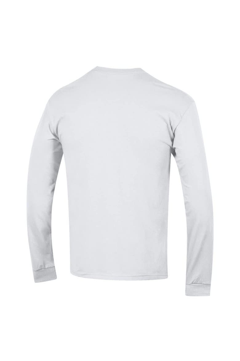 Men's Champion  White Ohio State Buckeyes Arch Over Logo Long Sleeve T-Shirt, Alternate, color, White
