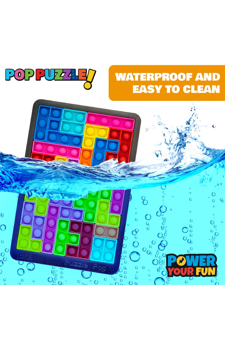 Power Your Fun Pop Puzzle Popper Fidget Game - Black, Alternate, color, Black