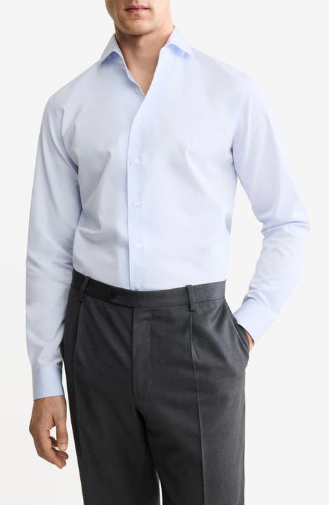 Cotton Button-Up Shirt