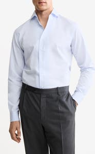 MANGO Cotton Button-Up Shirt