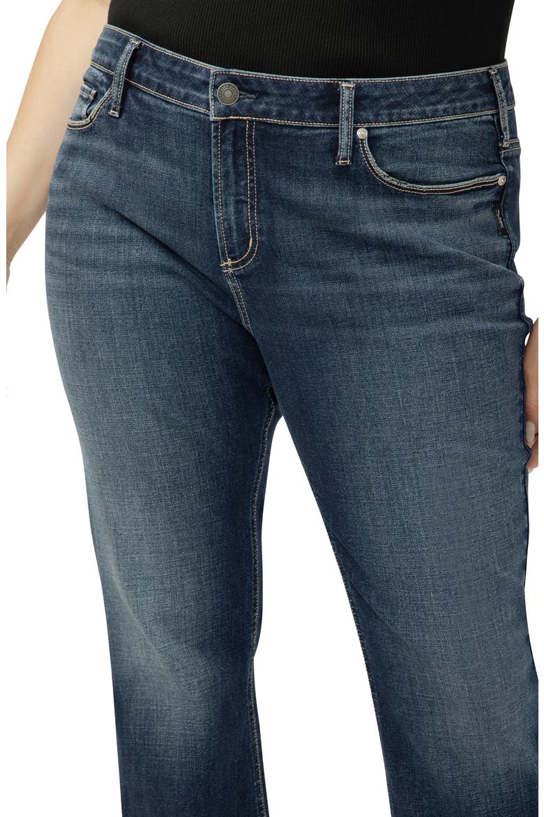 Elyse Curvy Mid Rise Bootcut Jeans, Alternate, color, HARLOW