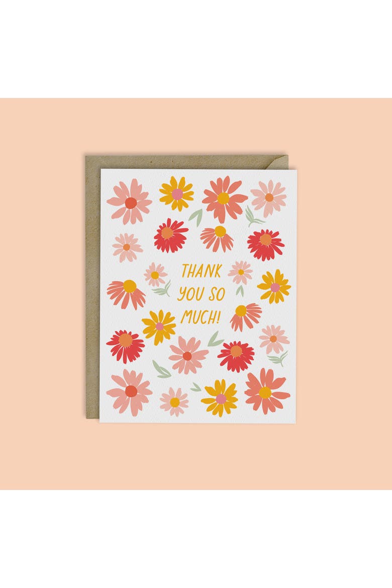 Summer Garden Thank You Card-Box Set of 8 Cards, Alternate, color, No Color