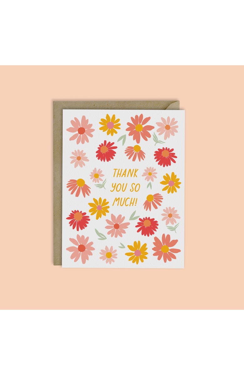 Mellowworks Summer Garden Thank You Card-Box Set of 8 Cards, Alternate, color, NO COLOR