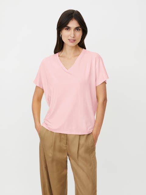 Mabadu V-Neck Draped T-Shirt