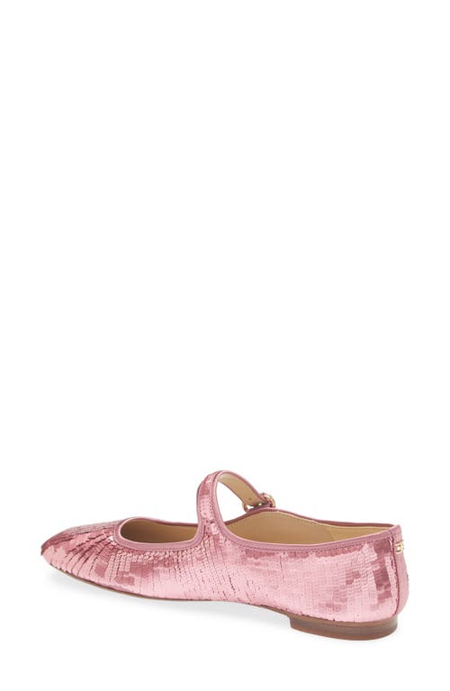 Sam Edelman Michaela Glamour Mary Jane Flat In Pink