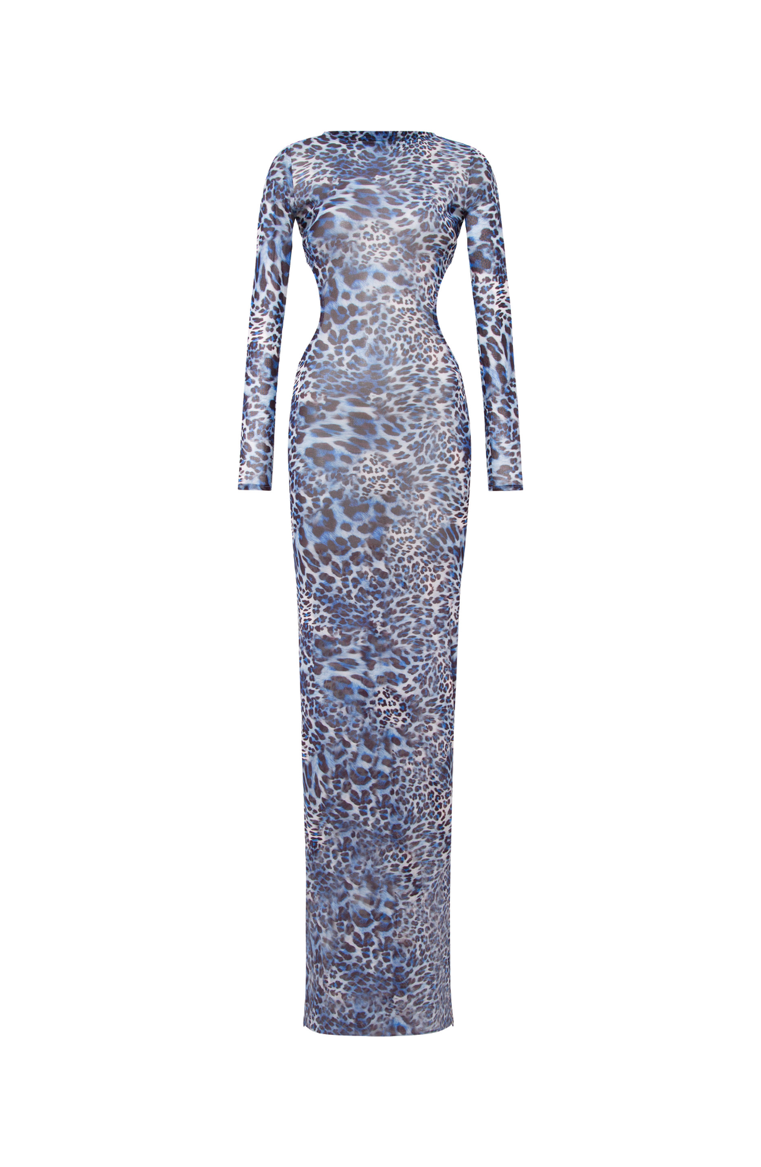 selected Printed Leopard Blue