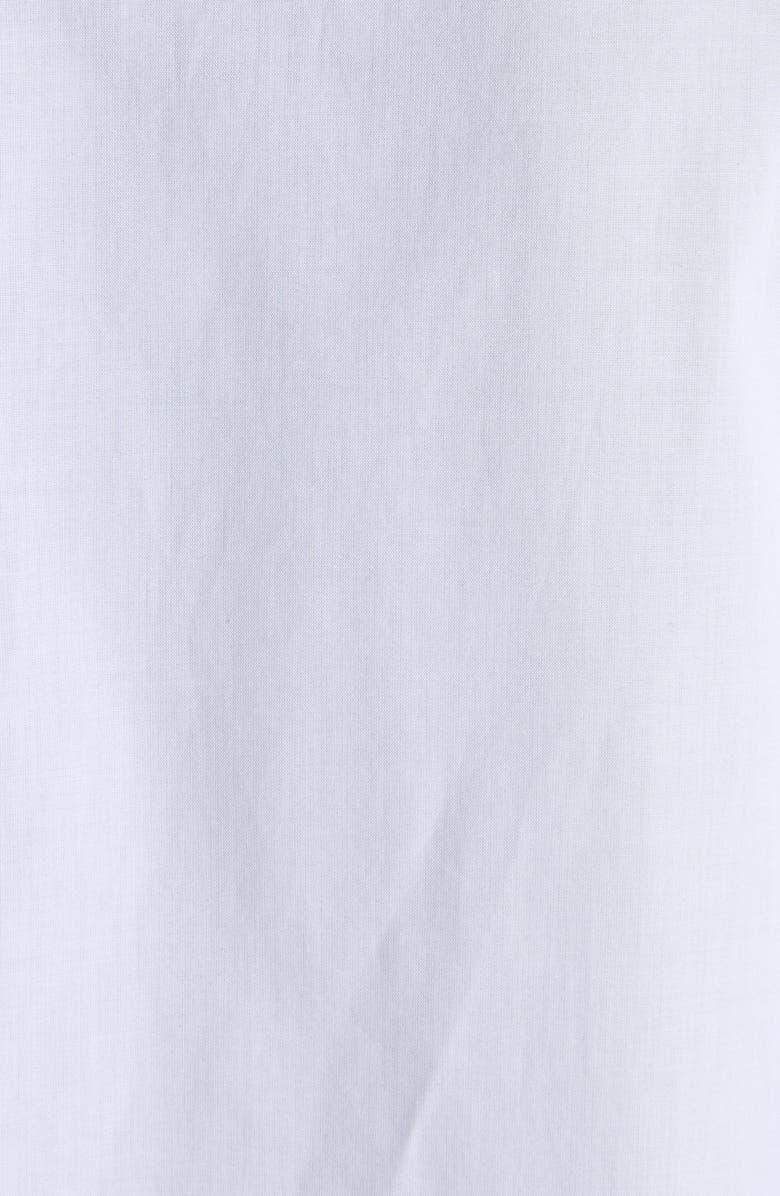 TOM FORD Bib Front Cotton Voile Button-Up Shirt, Alternate, color, Aw002 White